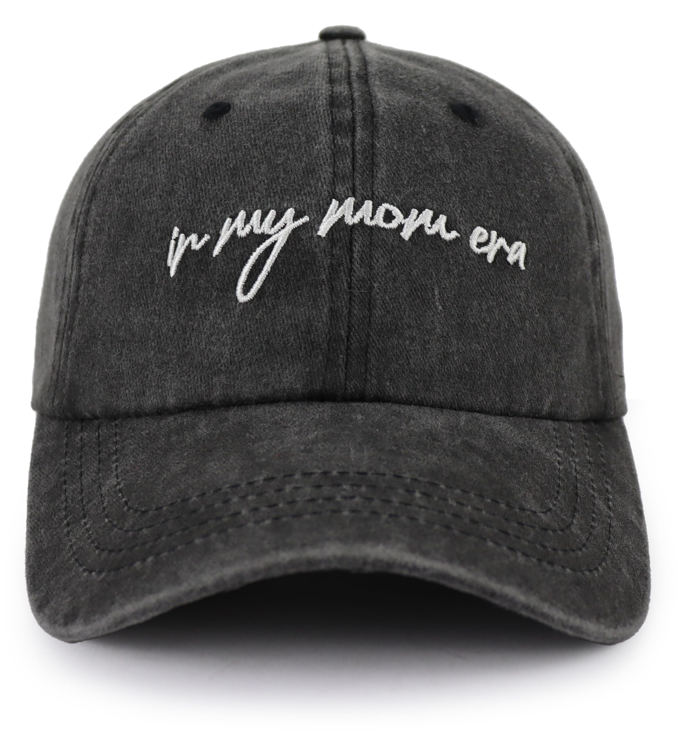 in My Mom Era Hats for Women, Adjustable Embroidered Mommin Mama Baseball Cap