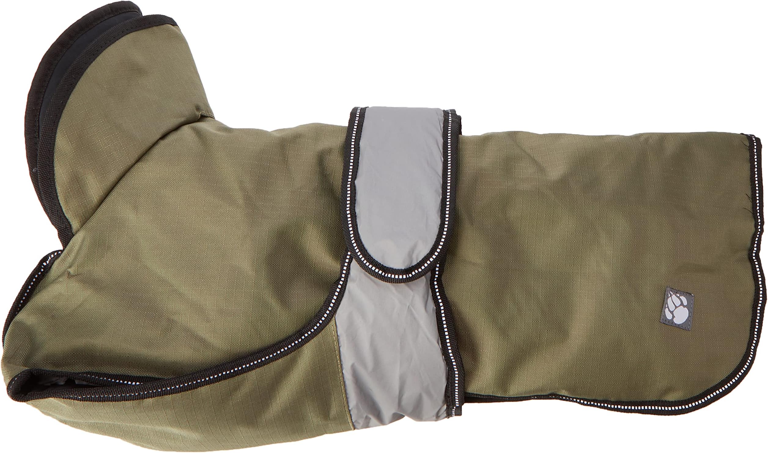 Danish Design2 In 1 Light Reflective Four Seasons Removable Polar Lining Khaki Dog/Puppy Coat 20 Inch 50 cm