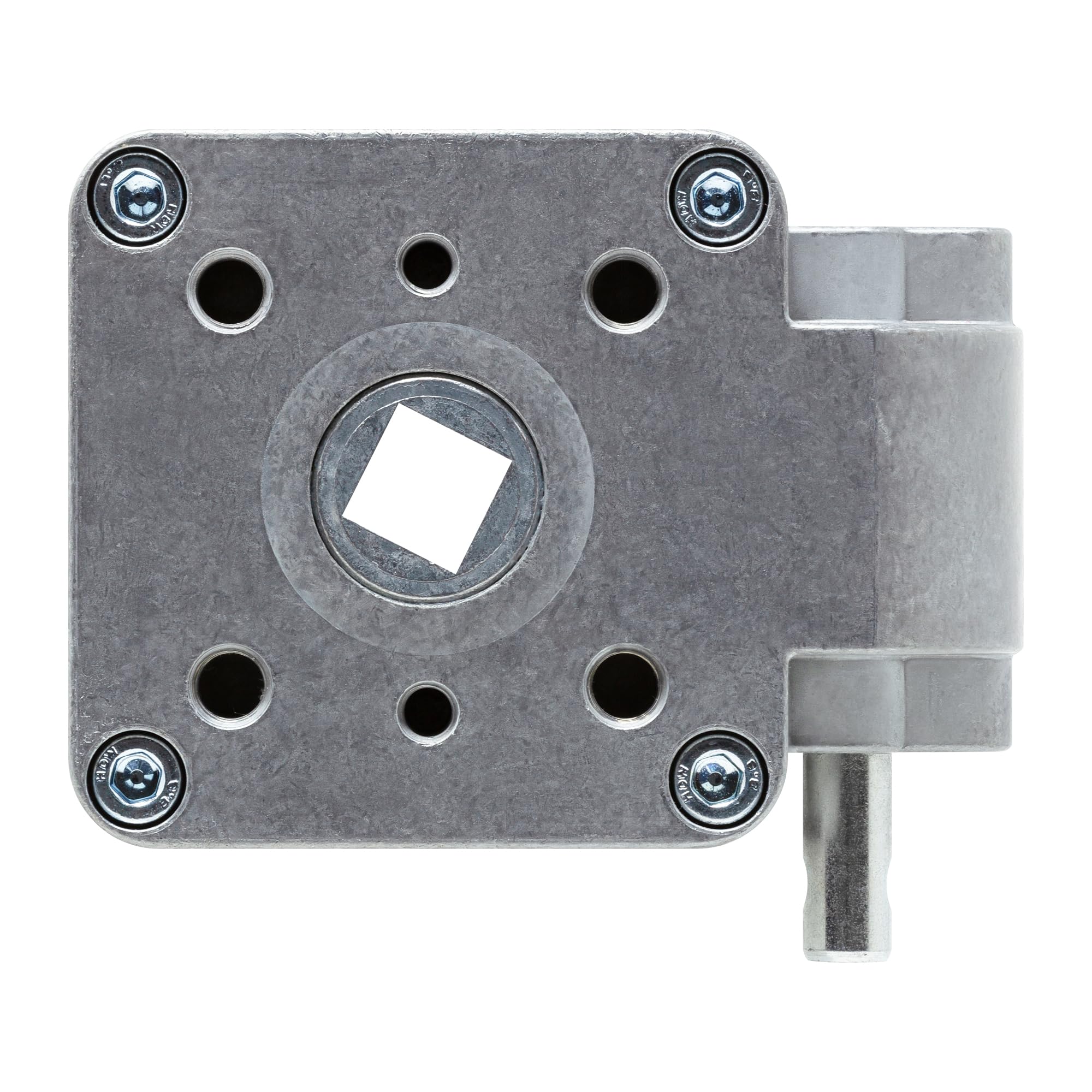 DIWARO.® | Schneckengetriebe für Markisen | 13:1 | blank | 13mm Innenvierkant | ohne Öse | Markisengetriebe