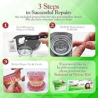 Vista 4 de SmileFix - Reparación dental básica - para dientes perdidos o dañados - Repara huecos, dientes perdidos, espacios, dientes rotos, reparaciones