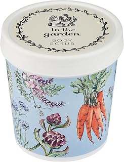 Heathcote & Ivory In the Garden Body Scrub | Enriched With Essential Oils | Exfoliate & Invigorate Dry Skin | Cruelty Free & Vegan Friendly | 200g