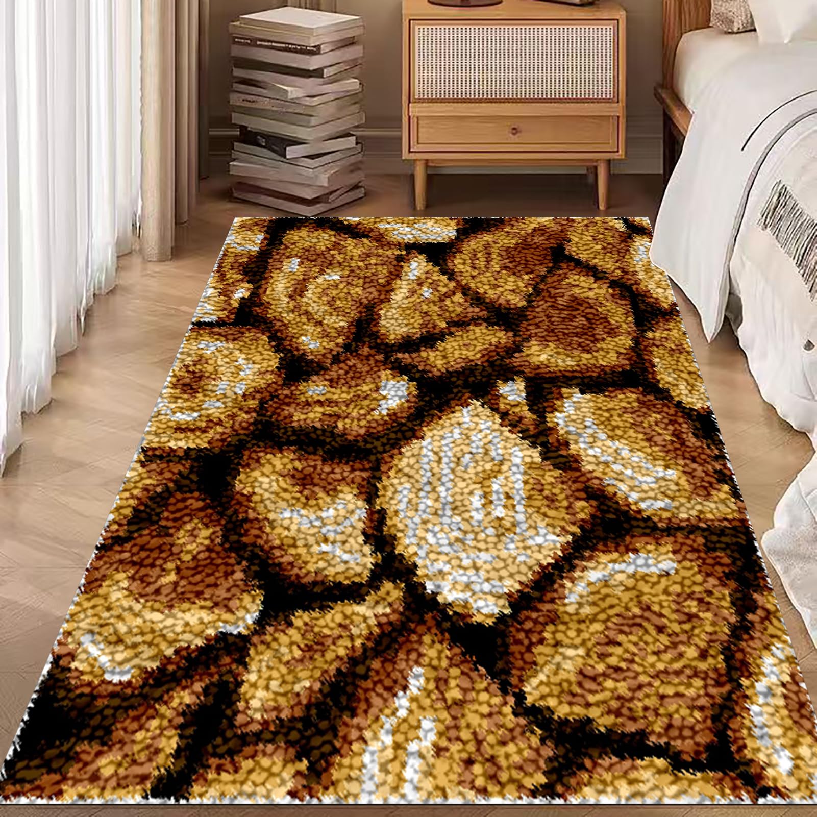Tappeto Annodare Fai da Te Set di Tappeti da Ricamo 55x75 cm