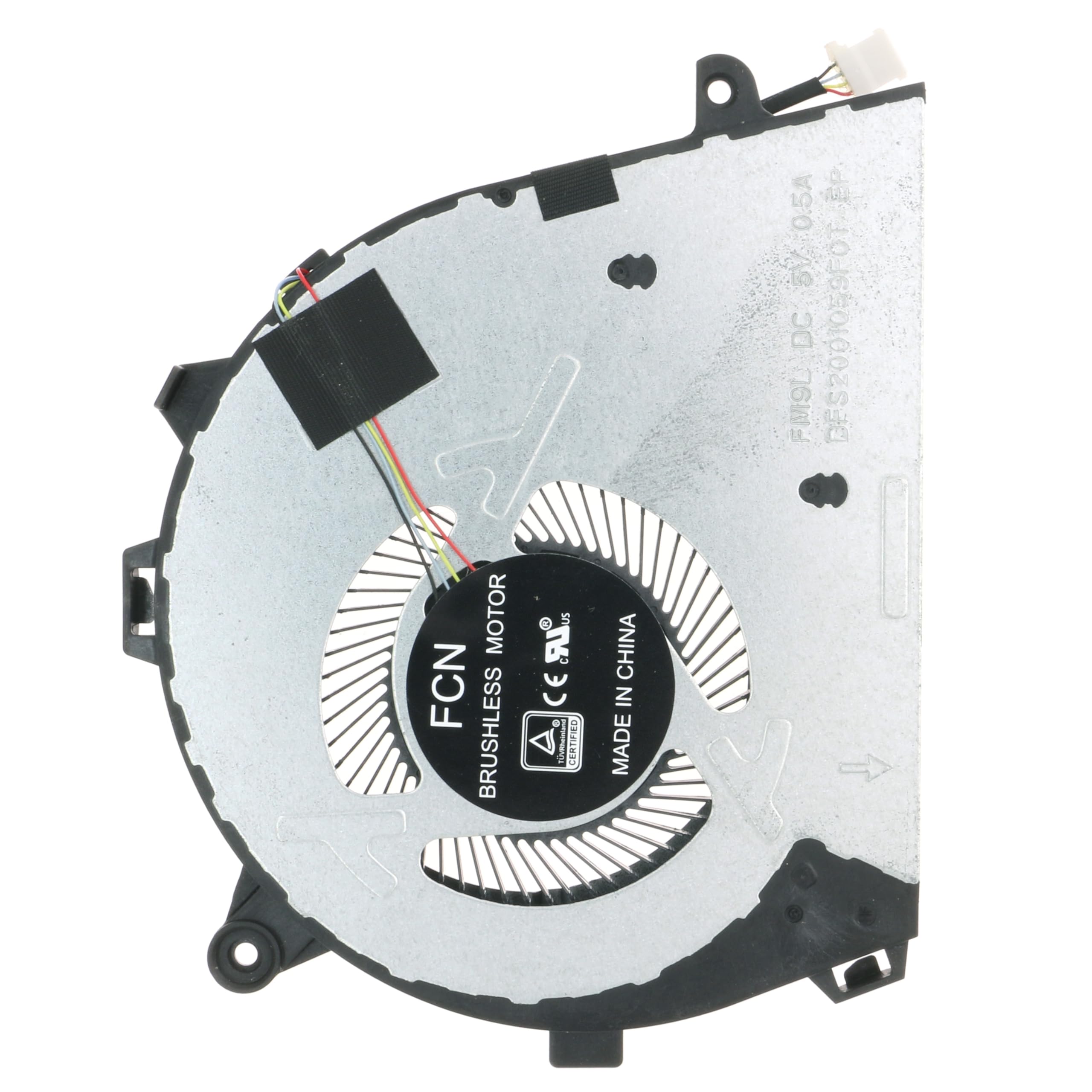 Laptop CPU koelventilator Voor For Lenovo For Ideapad Flex 5-14ALC05 5-14ARE05 5-14IIL05 5-14ITL05 Zwart