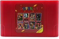 Retrotech Super 64 Plus 340 In 1 Multi Game Cartridge For Nintendo N64 Video Game Console