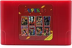 Retrotech Super 64 Plus 340 In 1 Multi Game Cartridge For Nintendo N64 Video Game Console