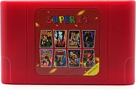 Retrotech Super 64 Plus 340 In 1 Multi Game Cartridge For Nintendo N64 Video Game Console