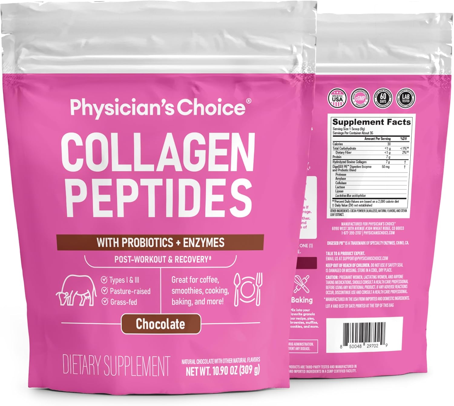 Physician's CHOICE Collagen Peptides Powder (Hydrolyzed
