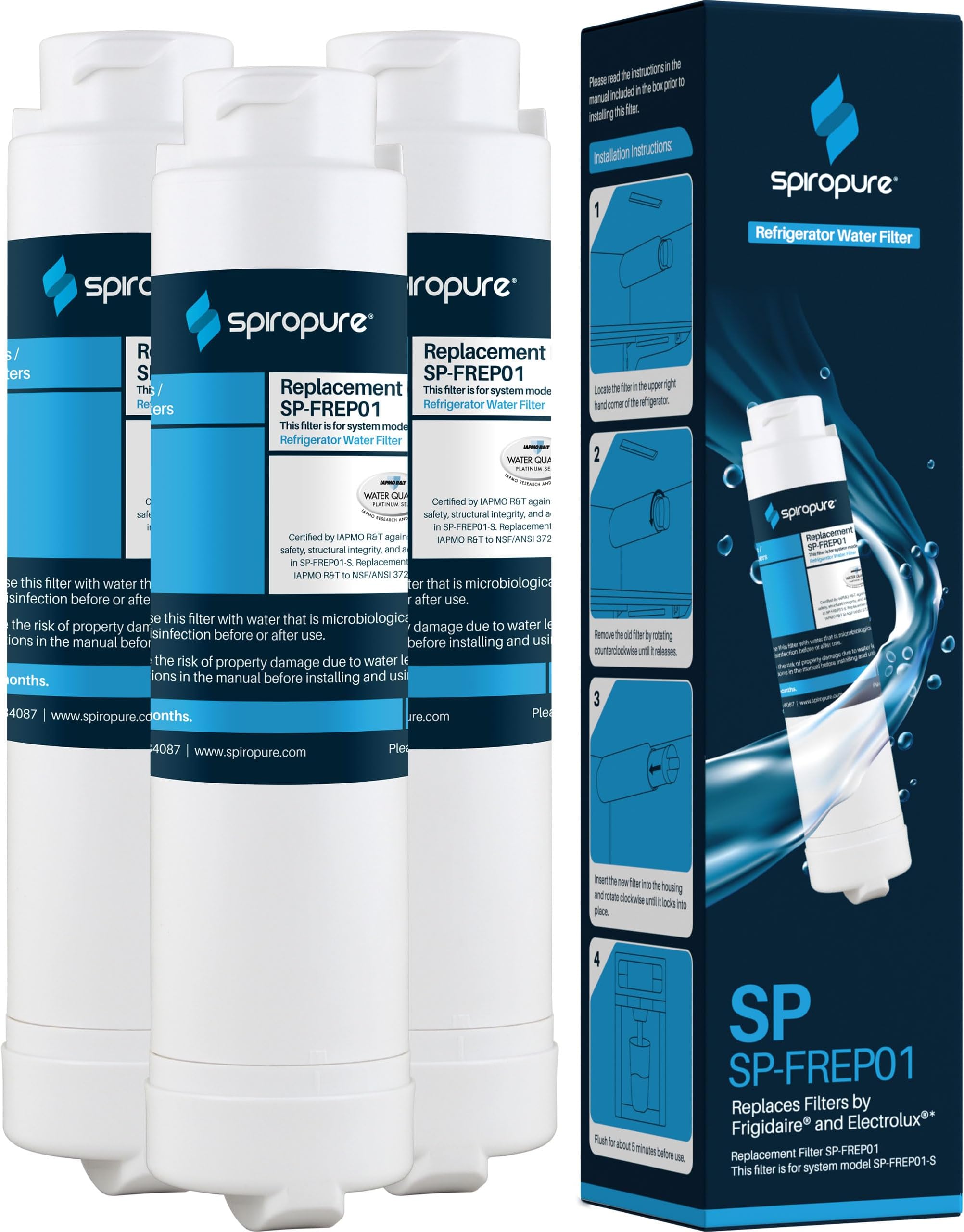 EPTWFU01 Compatible Replacement with Frigidaire EPTWFU01