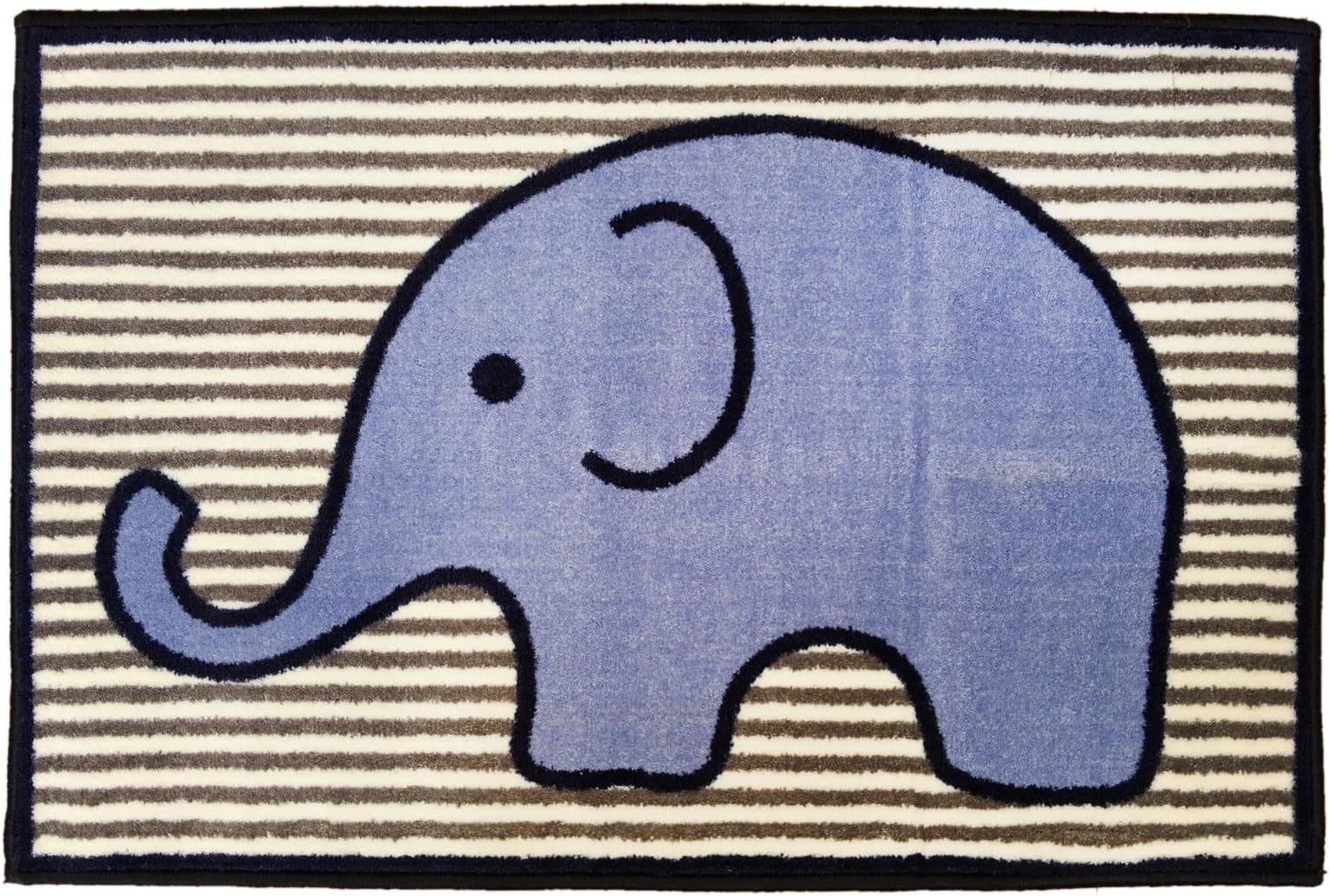 Bacati - Elephants Blue/Grey Rug