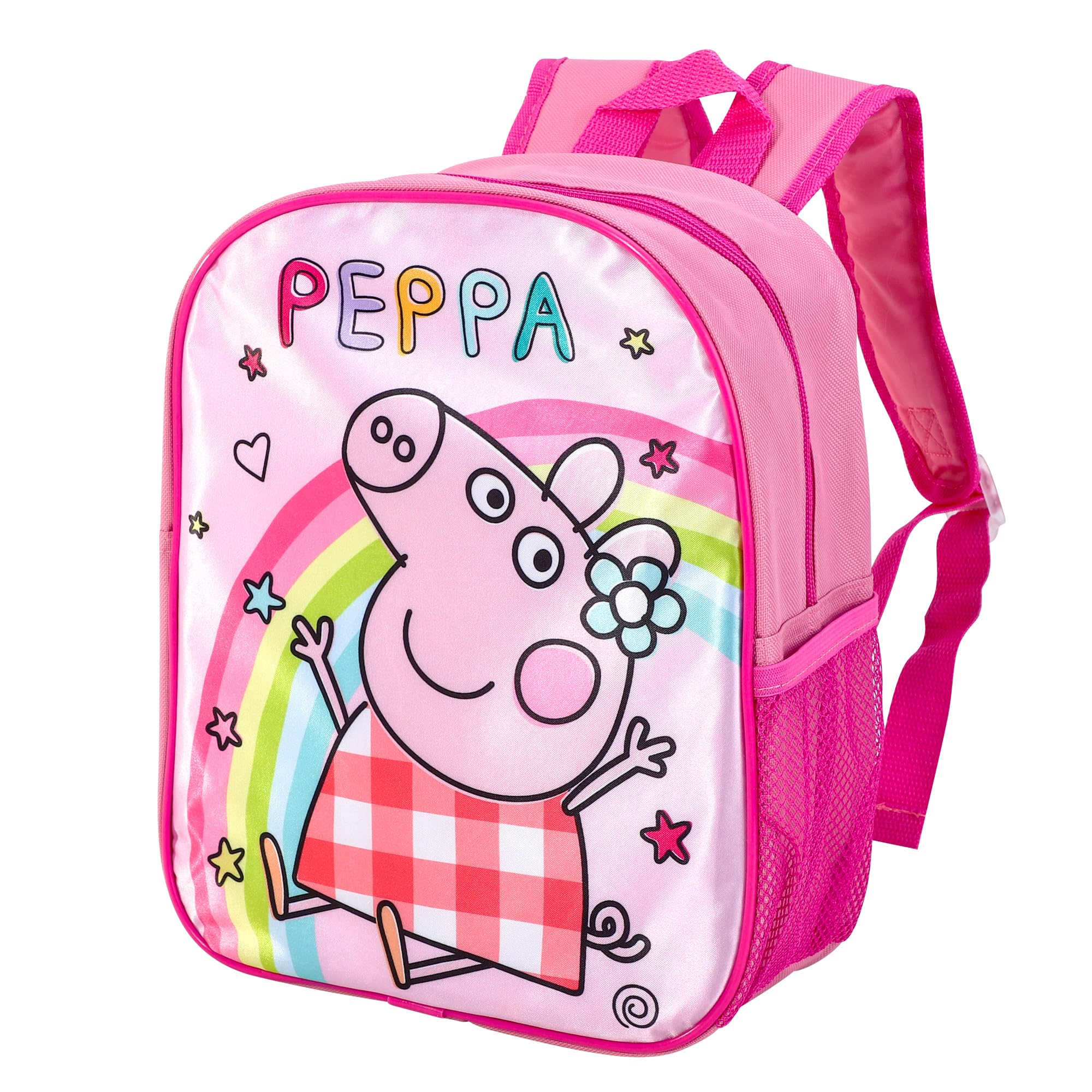 Peppa Pig Backpack Kids Premium Rucksack Girls Back To School Carry Bag Adjustable Shoulder Straps Premium Travel Backpacks