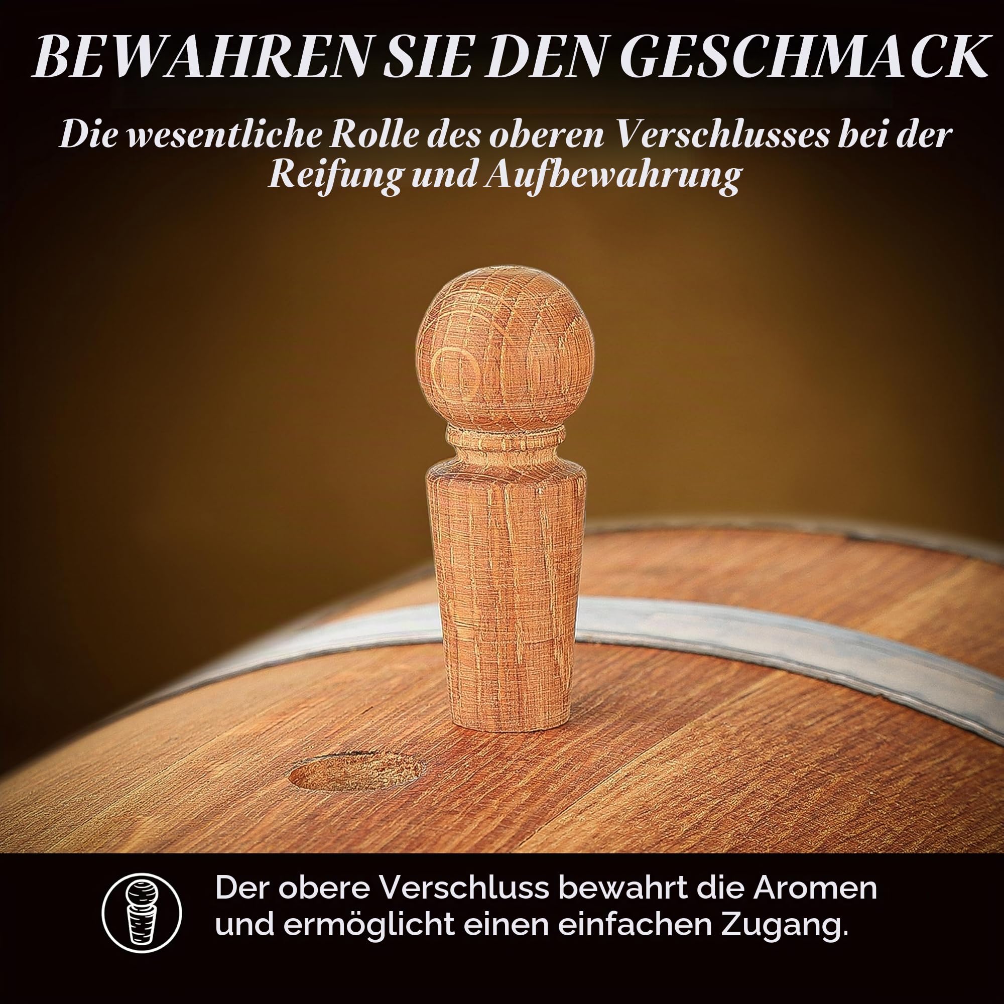 Holzfass Eichenfass Whiskyfass Weinfass Kleines Alkoholfass Großes Eichenfass 5 Liter