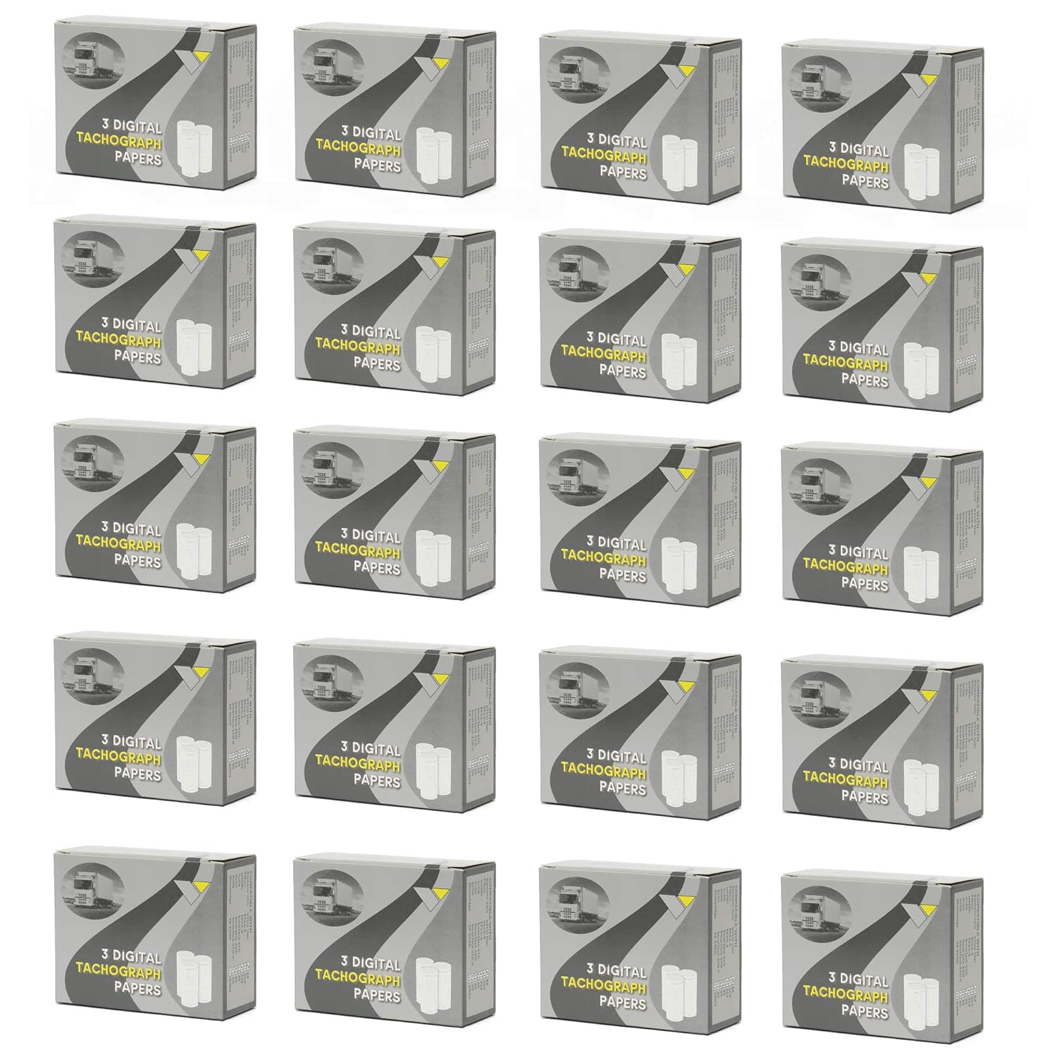 300 x Certified Tacho Rolls Tachograph Paper Thermal Rolls