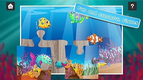 Fun Ocean Fish Jigsaw Puzzles for kids and toddlers - Free to try Edition - Educational Jigsaw Puzzl