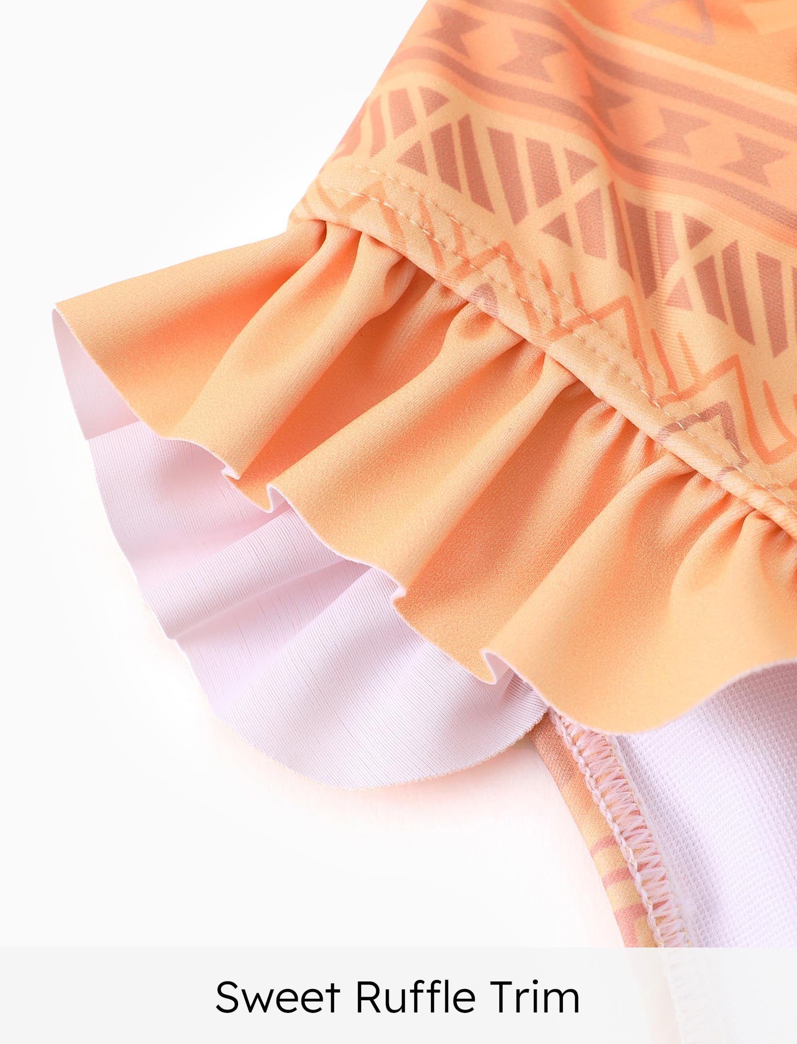Disney Maillot de bain 2 pièces à manches longues pour petite fille Motif Elsa Stitch La Reine des neiges UPF50+