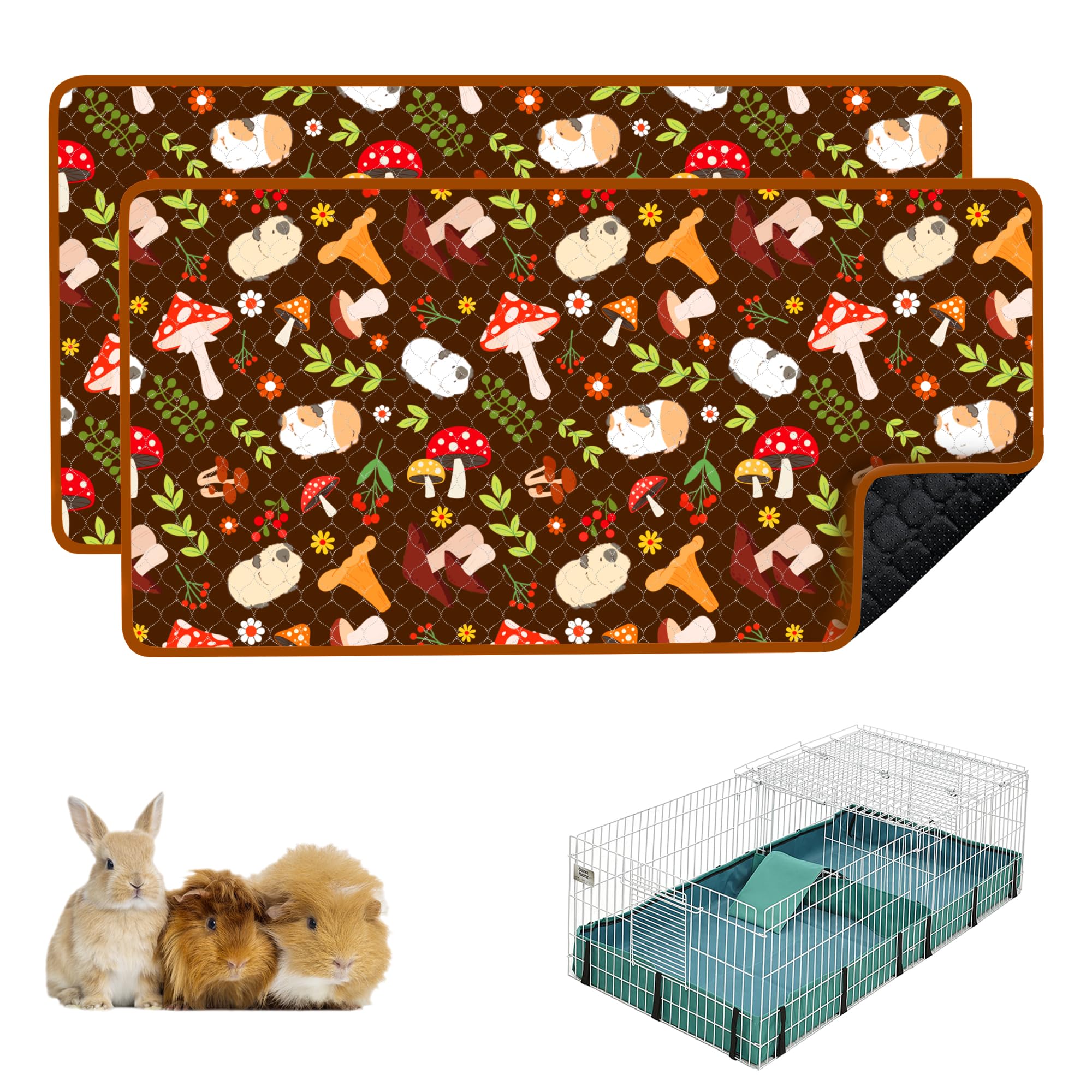 Cimiycob 5-Layer Guinea Pig Cage Liner