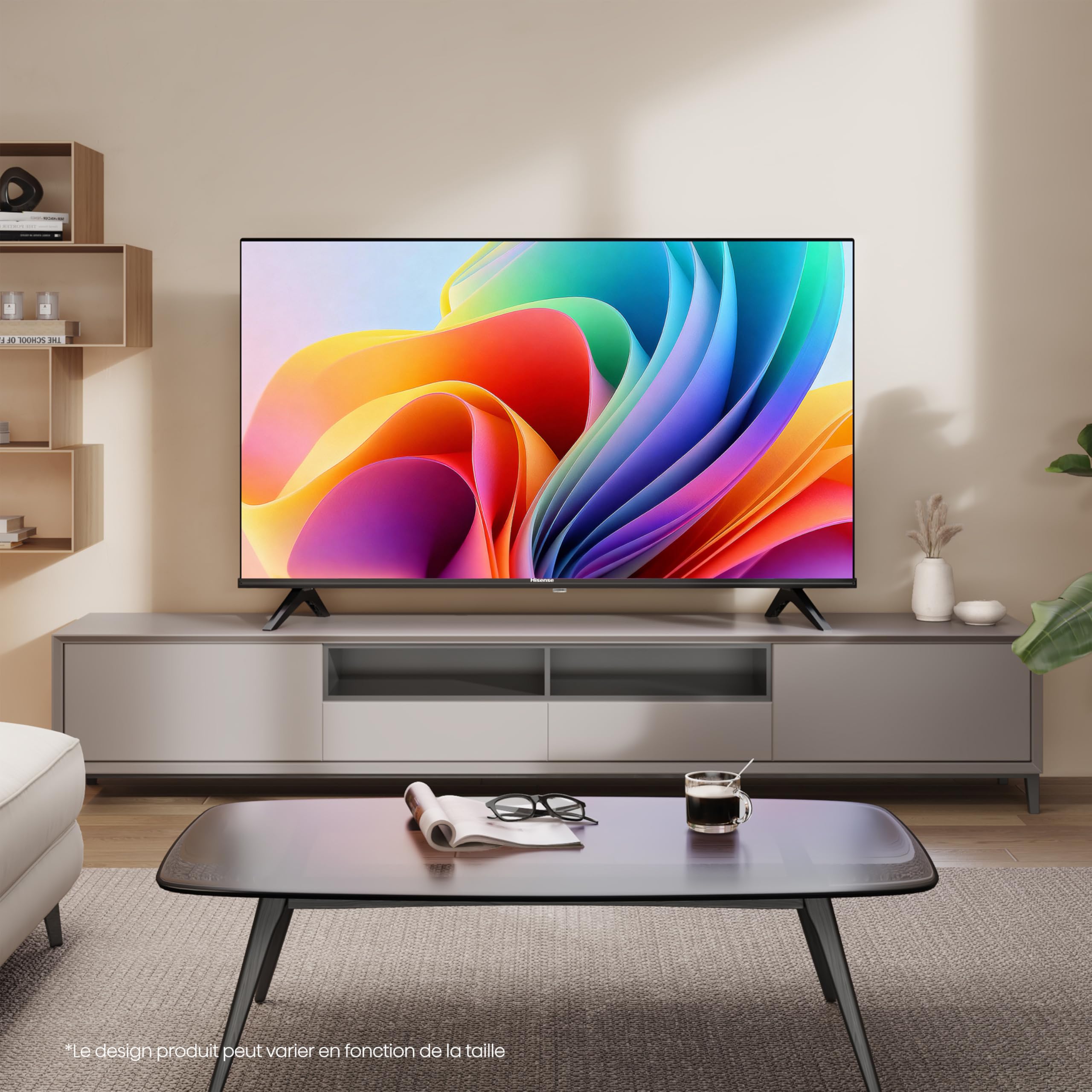 Hisense 32A4S - TV 2026 LED 32" (80 cm), Smart TV VIDAA, Dolby Audio & DTS HD, WiFi, Bluetooth, Mode Jeu, Noir