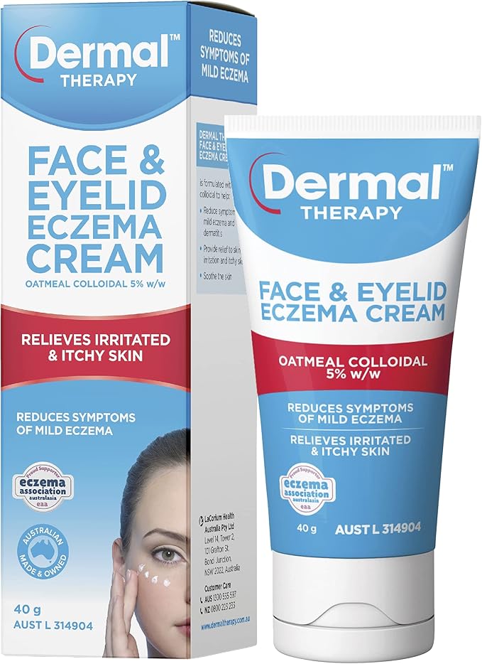 Dermal Therapy Face & Eyelid Eczema Cream Reduce Symptoms of Mild