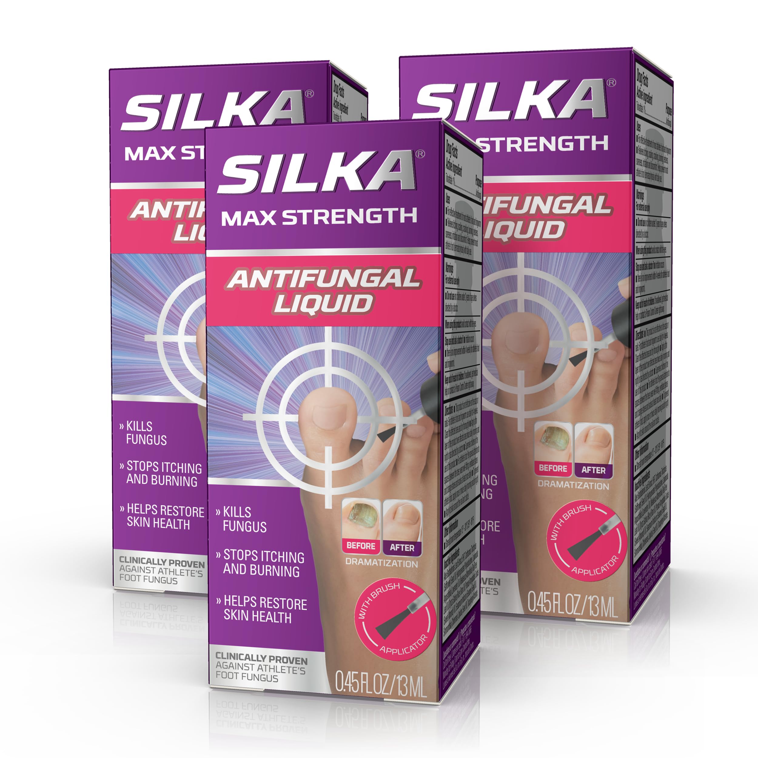 Silka Max Strength Antifungal Liquid Nail Health