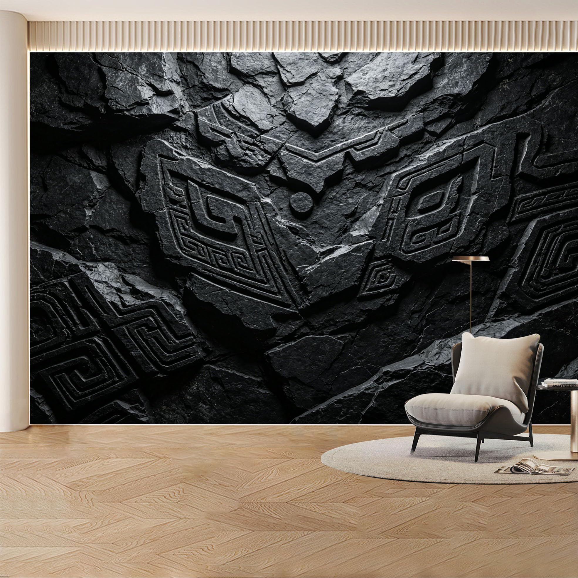 Custom Wall Mural Wallpaper Ocean Wave， Landscape Nature 3D Effect Wall Decor， Luxury Sunset for Living Room， Bedroom， Office