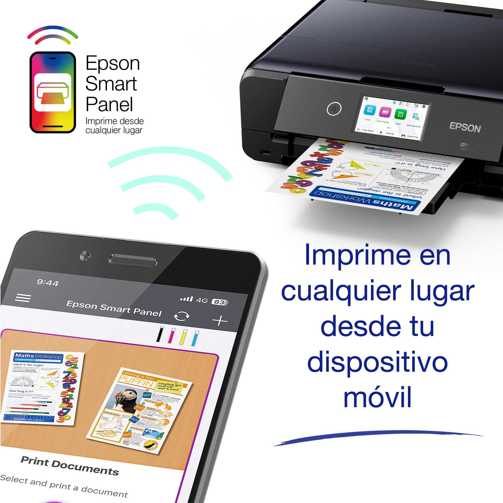 Epson Expression Photo XP-980 | Impresora fotográfica A3 multifunción con Wi-Fi | Impresión automática a Doble Cara | Bandejas separadas para Foto y A3 | Sistema de Tinta de 6 Colores para Fotos