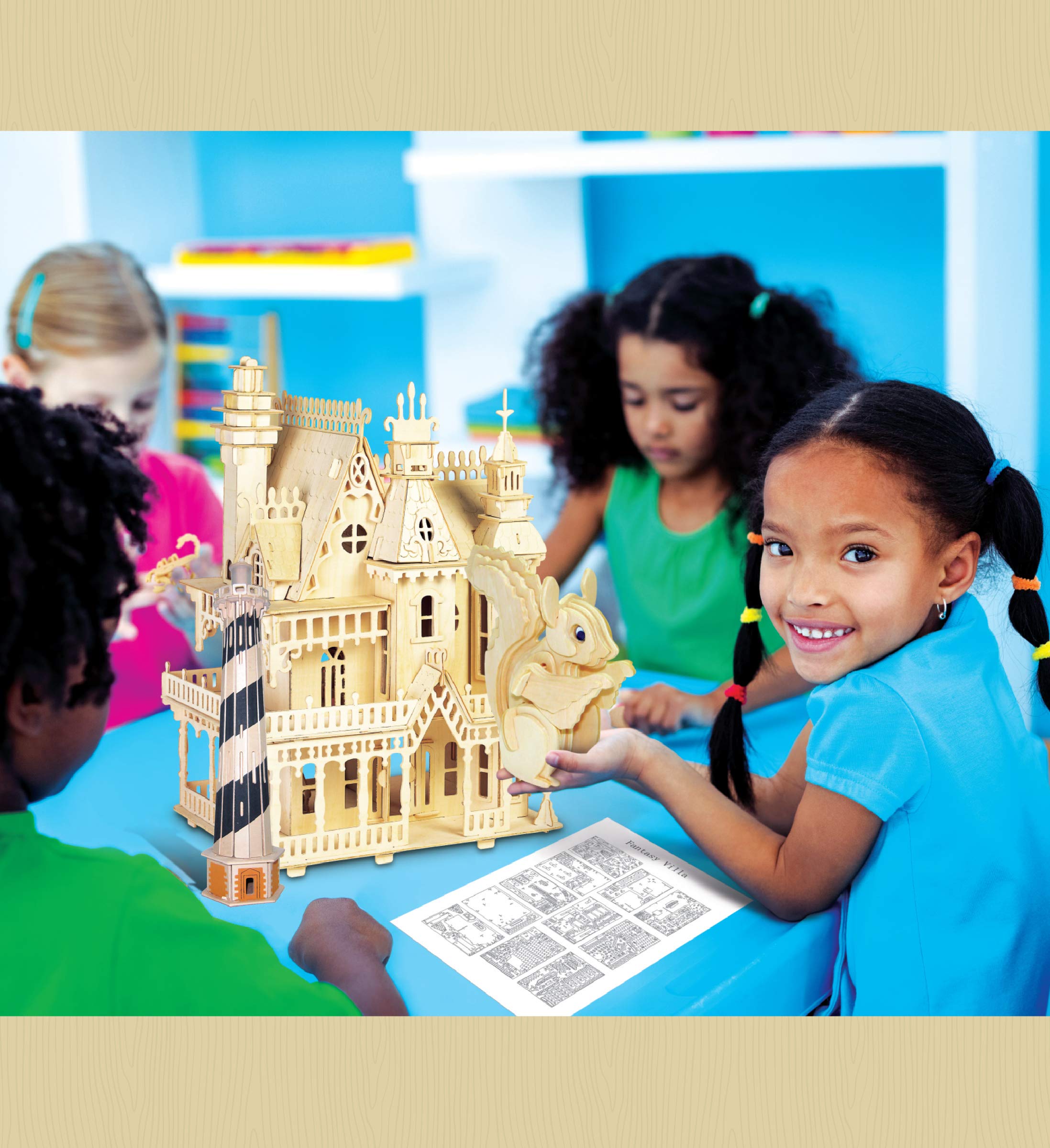 Puzzled Light House 3D Jigsaw Woodcraft Kit Wooden Puzzle - Image 7