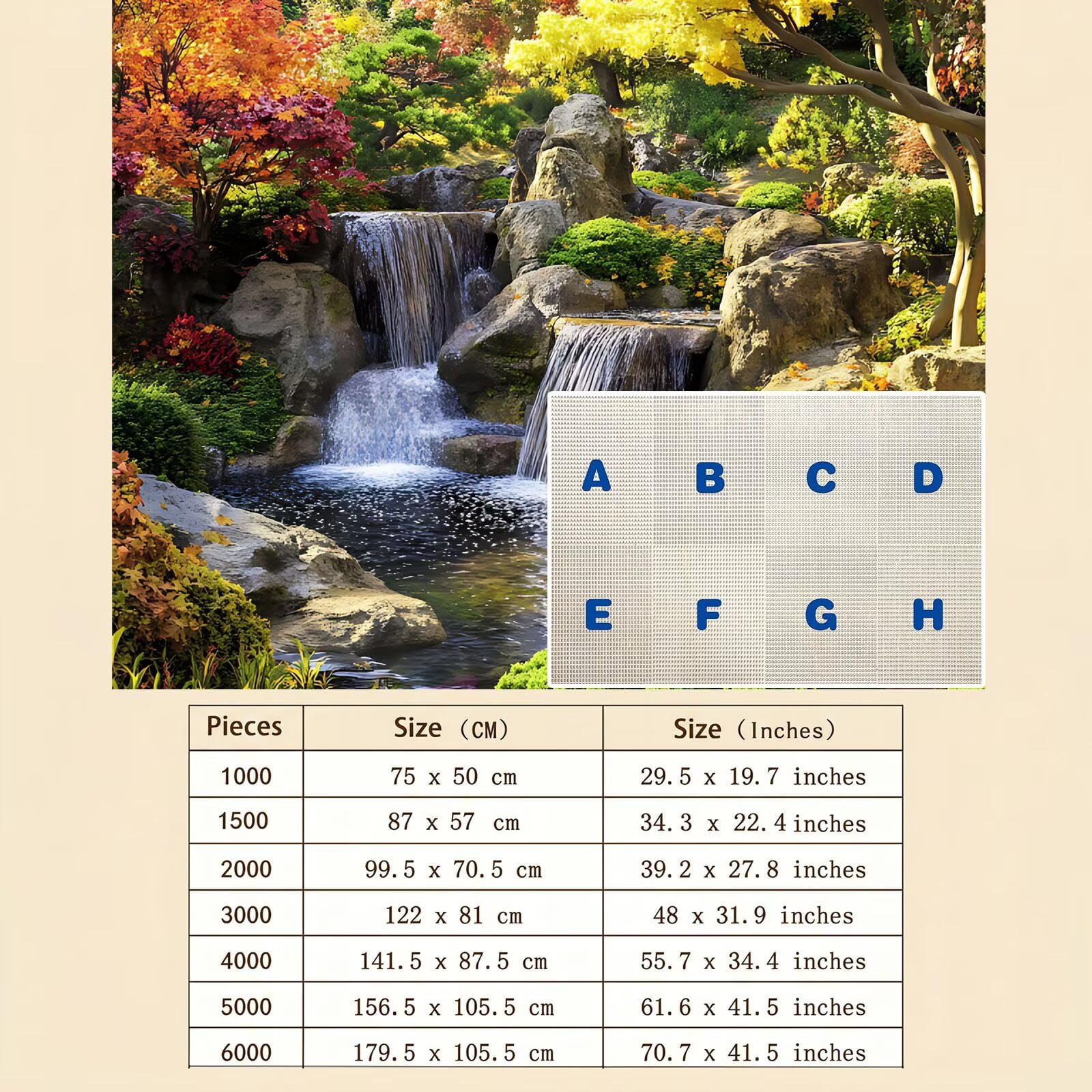 paesaggio Albero Puzzle 5000 Pezzi per Adulti, Puzzle in Legno - Collezione Classica con Poster Incluso - Sfida di Concentrazione e Passatempo Antistress, Gioco per Famiglia, 156 x 105 cm f0-514