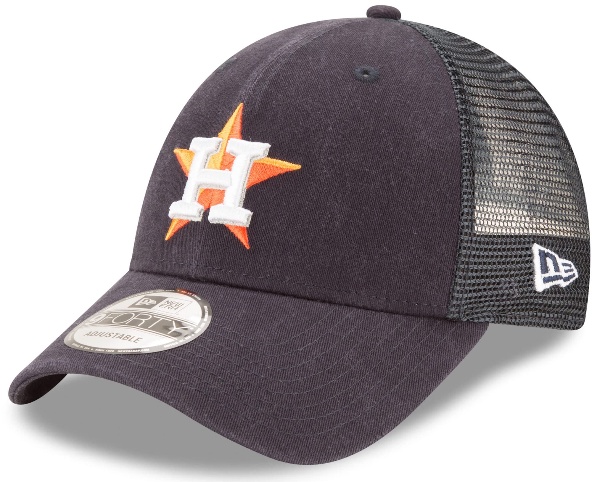 New Era Mlb 9FORTY Mesh Trucker Cappello Regolabile Taglia Unica, Houston Astros, Taglia Unica-image