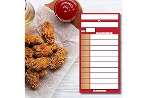 10 Line Football Scratch Off Strip Cards (100 cards/pack) - Superbowl Pool...