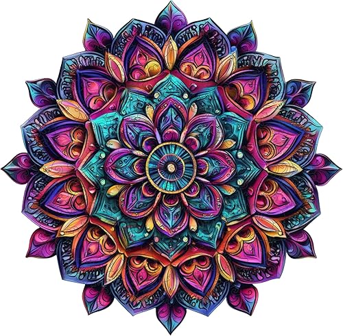 Miniatura 12 de Jiroinlly Rompecabezas de Madera, Rompecabezas de Madera con Reloj de Flores para Adultos de 200 Piezas, Rompecabezas de Madera Vintage de Forma