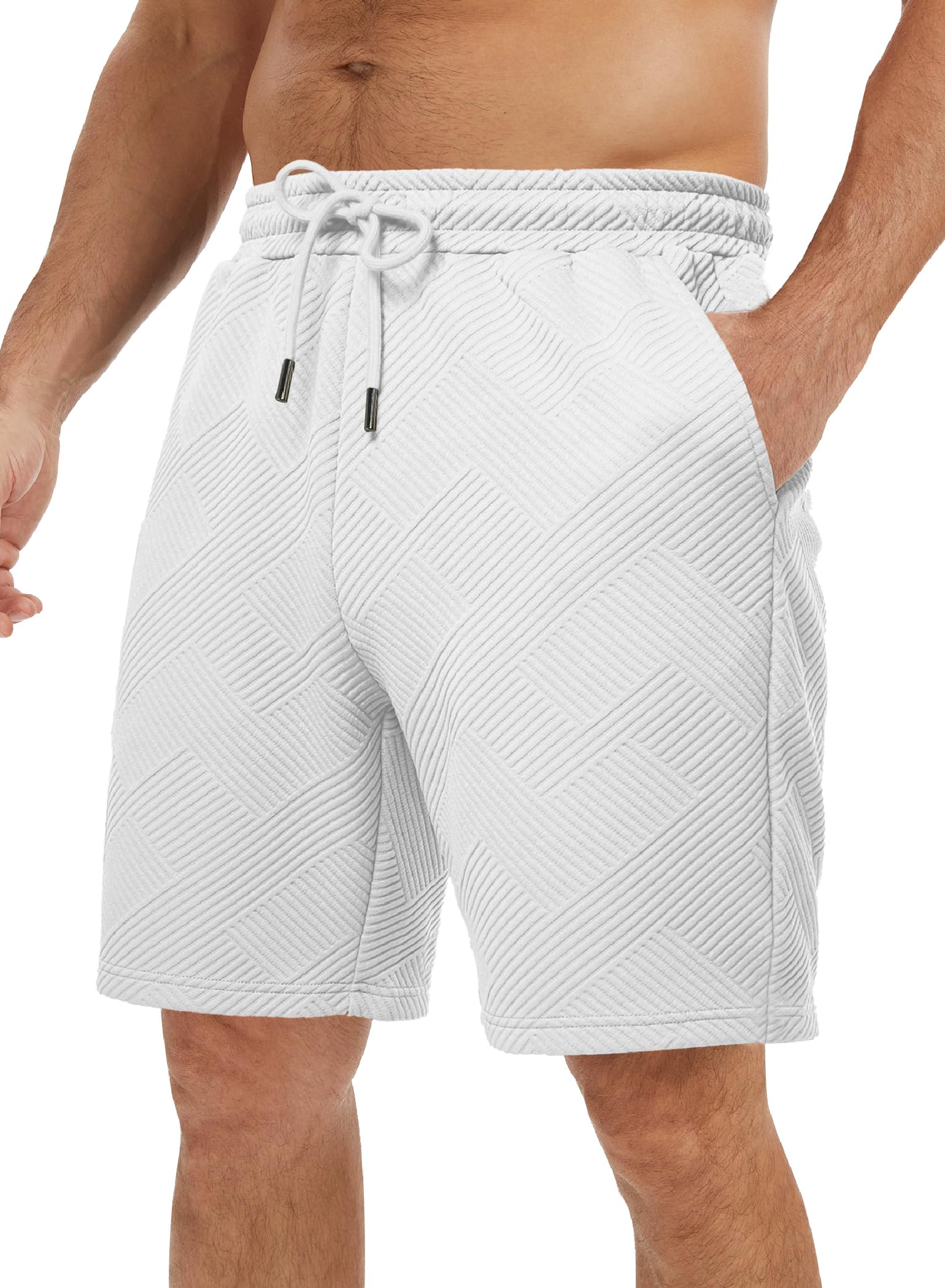 VOLTEXUS Kurze Hosen Herren Atmungsaktiv & Elastisch Sommer Freizeit Shorts mit Hohem Leicht Größen S-3XL