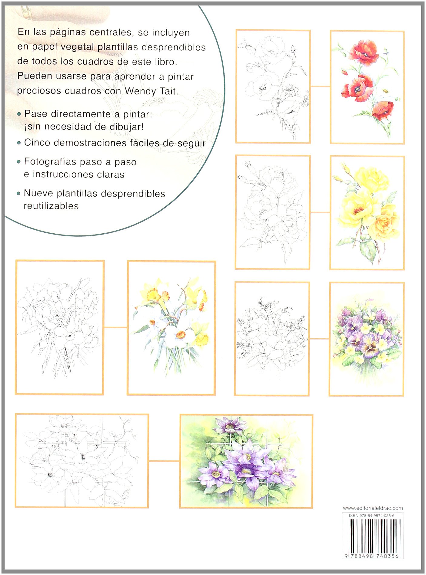 Flores a la acuarela