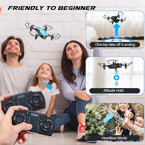 Miniatura 5 de SIMREX X300C Mini Drone RC Quadcopter Plegable Altitud Hold Headless RTF 360 grados FPV Video WiFi 720P HD Cámara 6-Axis Gyro 4CH 2.4Ghz Control