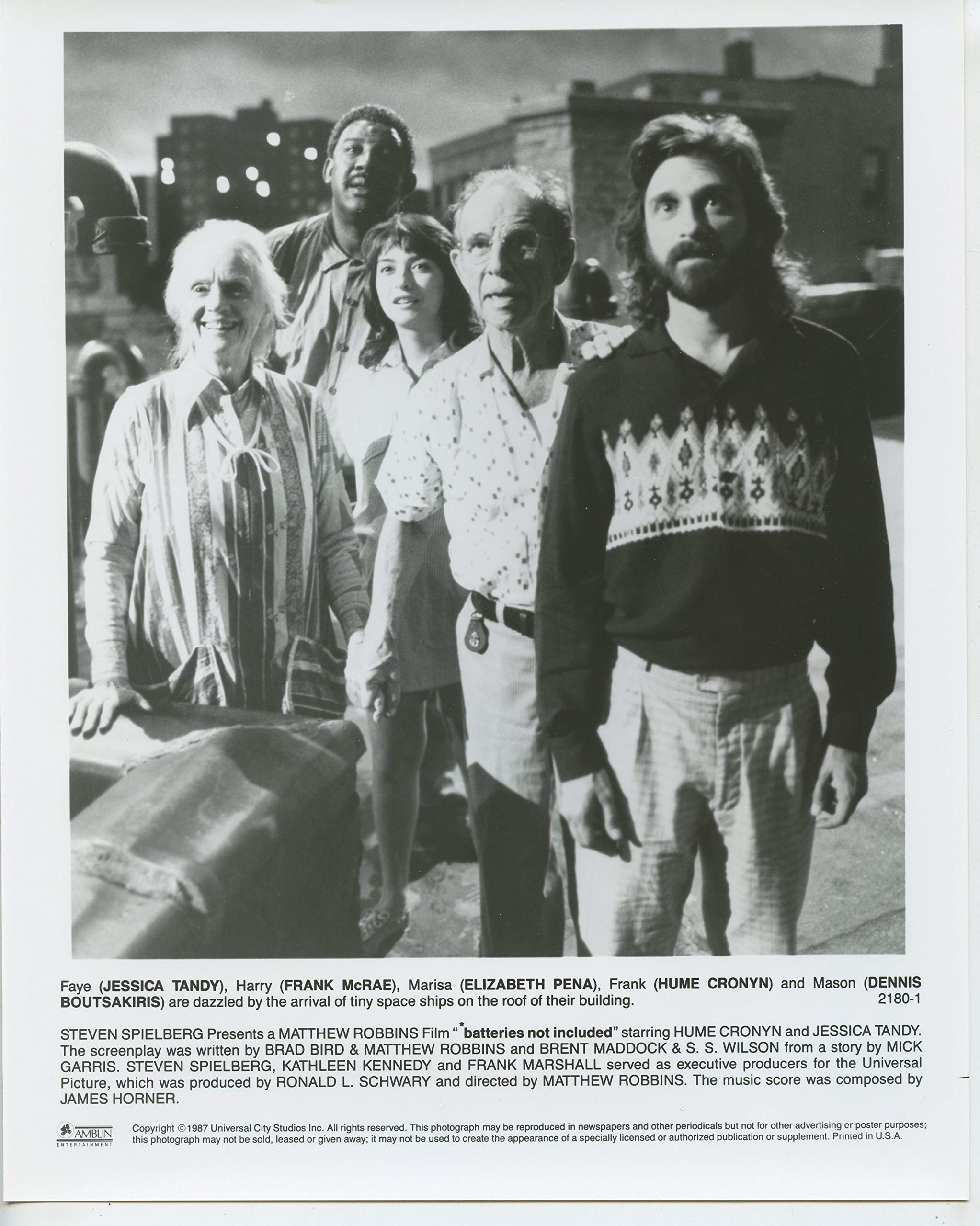 Jessica Tandy Elizabeth Pena Hume Cronyn 8x10 ORIGINAL Photo #W0100