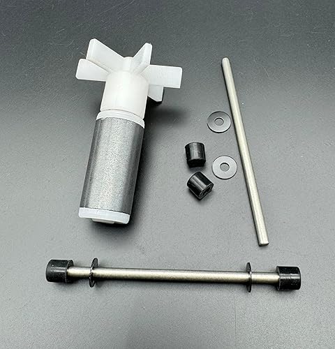 RTPOWER para Coleman Lay Z-Spa # 58113 P4071 E02 Impulsor de eje de acero inoxidable+Eje de acero inoxidable de repuesto