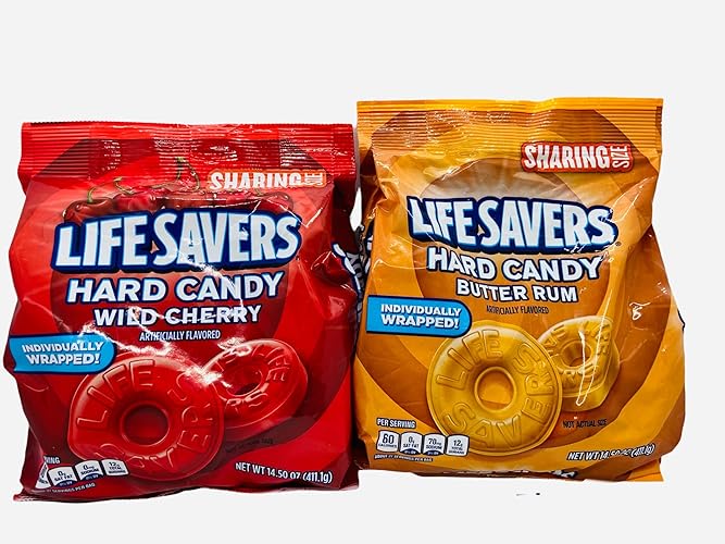 Hard Candy Individually Wrapped 2 pack Cherry Rum