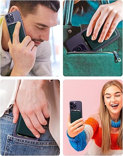 Miniatura 7 de Cartera magnética para teléfono Apple MagSafe, tarjetero para iPhone 15 Pro Max15 Plus15 Pro15, 14 Pro Max14 Plus14 Pro14, 13 Pro Max13 Pro13 Pro13