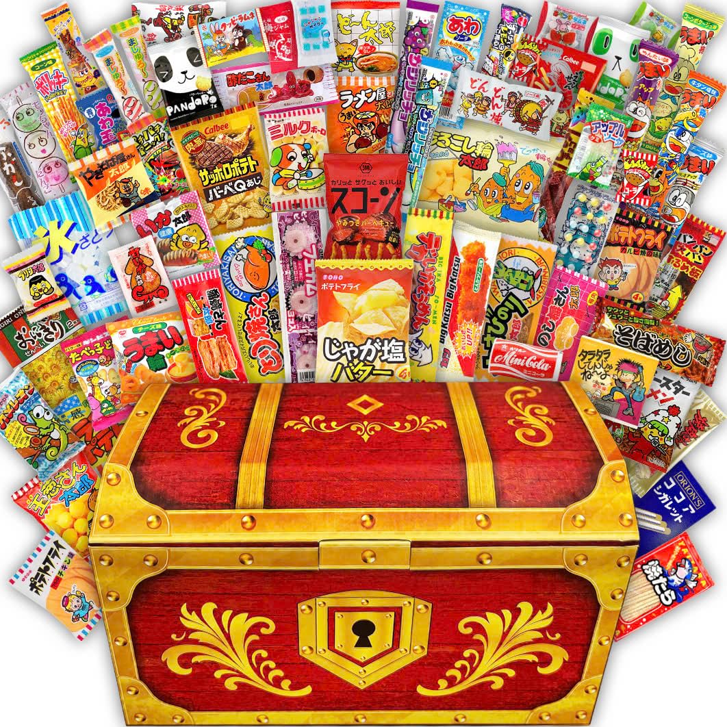 Amazon.co.jp: 【Prime Japan Gift】お菓子 駄菓子 詰め合わせ 50種 大