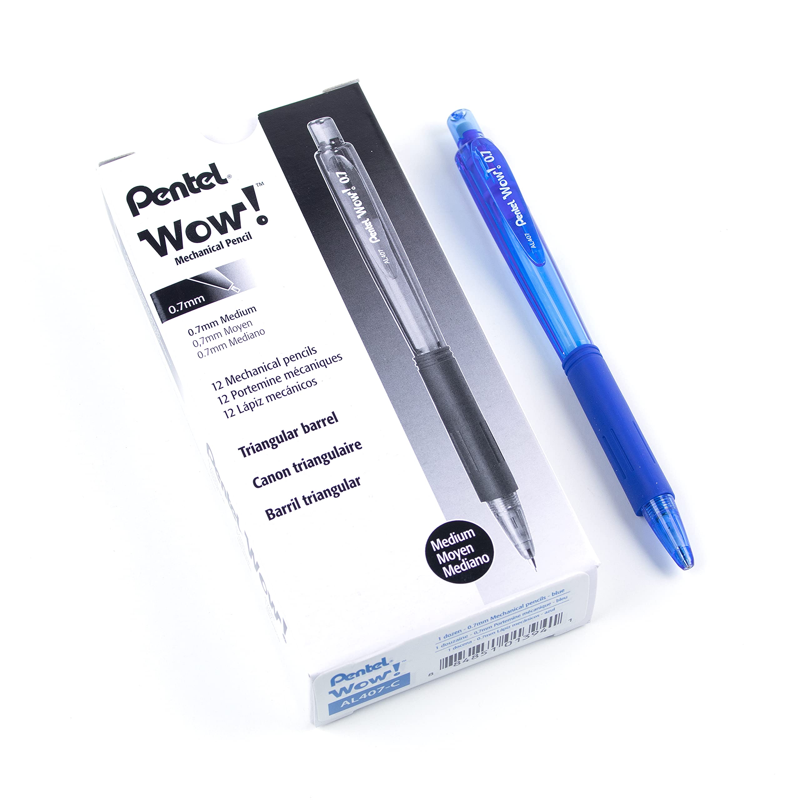 Amazon.com : Pentel 0.7mm Wow Mechanical Pencil with Blue Barrel