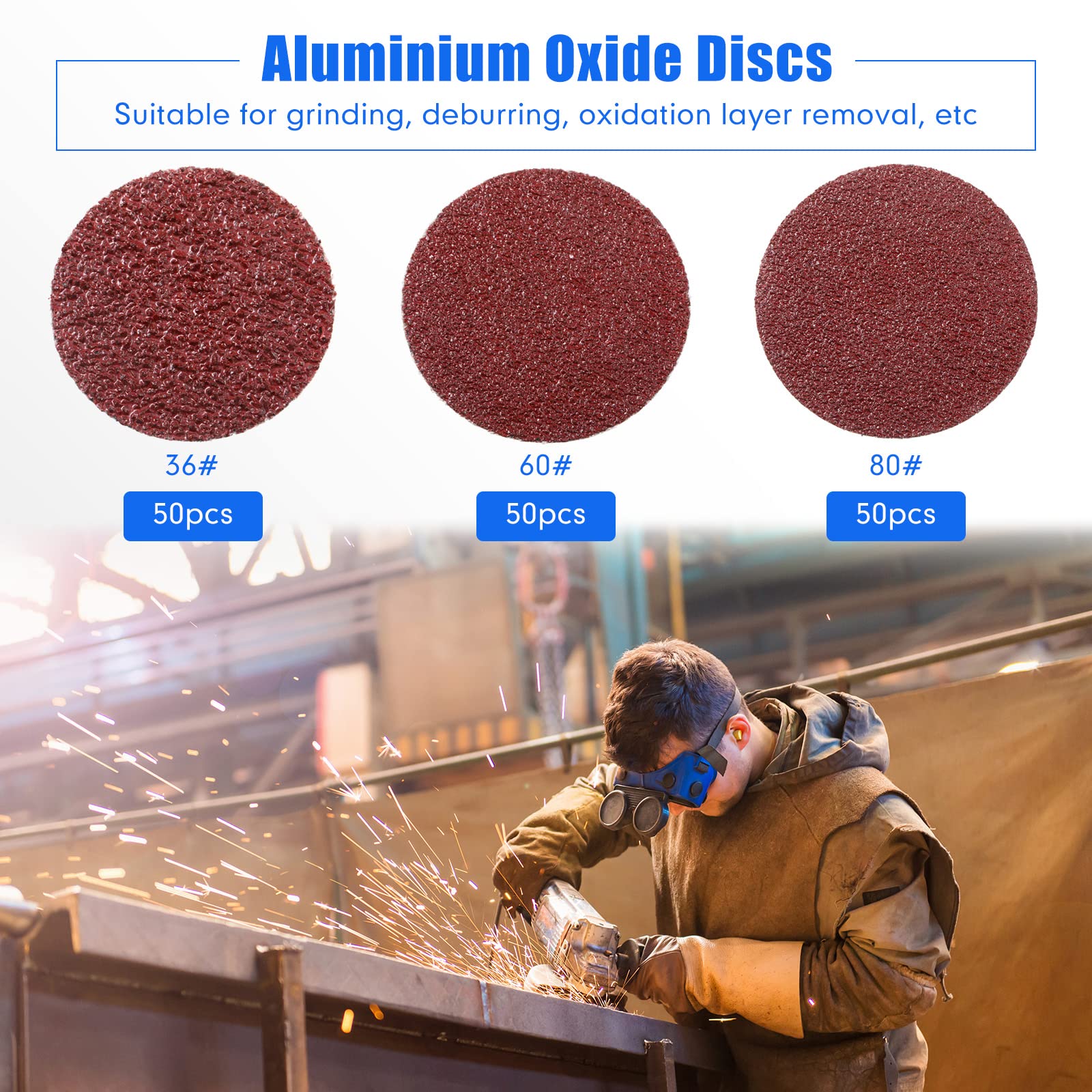 Chumia 150 Sanding Discs - 2 Inch for Die Grinder -2