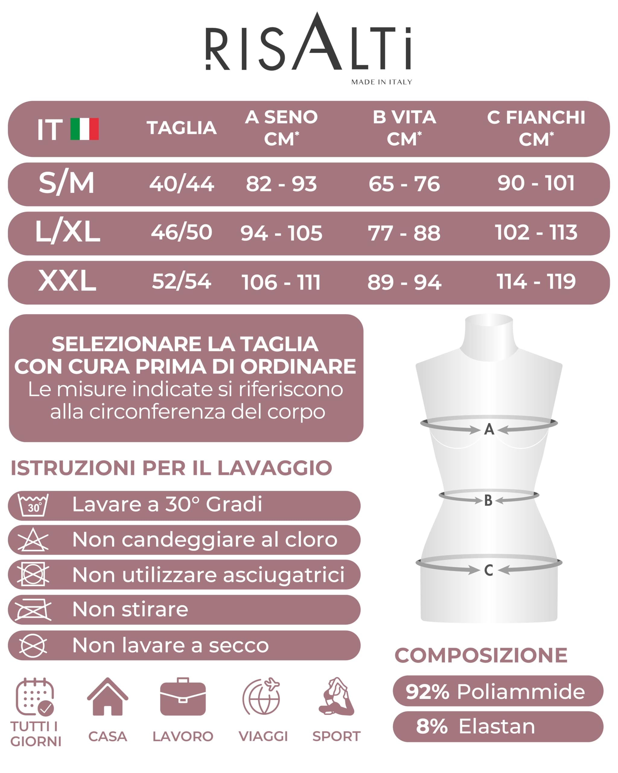 Risalti Pantaloncini Antisfregamento Cosce Donna Microfibra 3 Pz – Shorts Elasticizzati Comodi, Pantaloncini Sottogonna Donna Senza Cuciture ed Etichette, Intimo Traspirante – Made in Italy