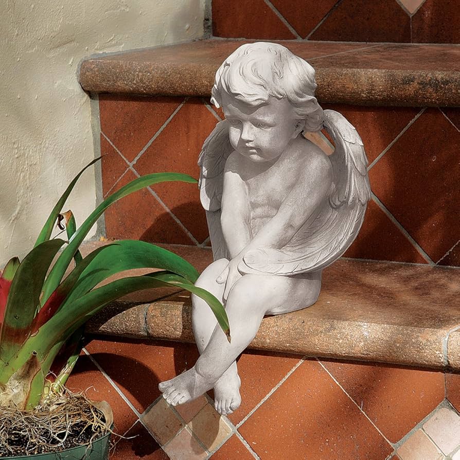 置物 angel Amazon.com: Design Toscano JE101261 Angel of Meditation