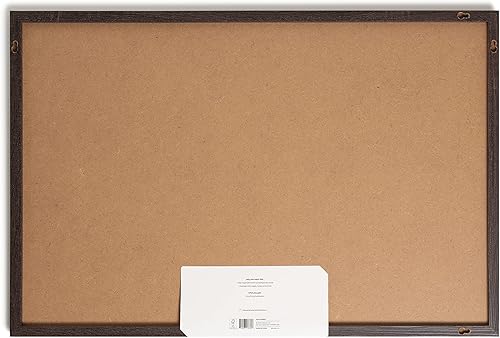 Miniatura 6 de U Brands Pizarra magnética de borrado en seco con marco de madera, suministros de oficina, 20 x 30 pulgadas