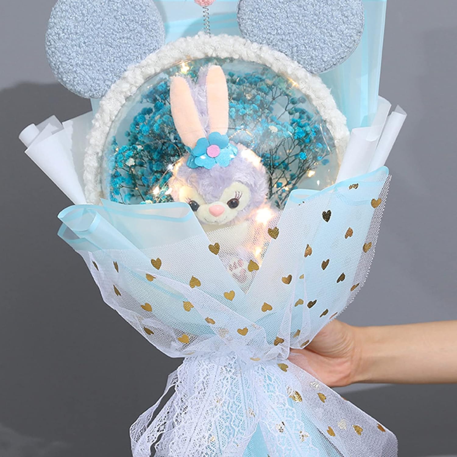 かわいい ぬいぐるみ 花束 ステラ ルー キャラクター 訳あり商品 石鹸花 ブーケ プレゼント 結婚記念日 卒業祝い ディズニー グッズ 枯れない花 入学 誕生日