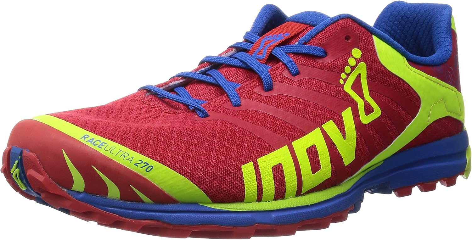 Amazon.com | Inov-8 Men's Race Ultra 270 Trail Running Shoe,Red/Yellow/Blue,9.5 M US | Trail Running