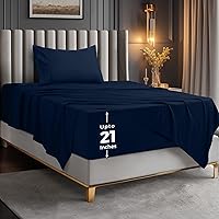 Vista 29 de Utopia Bedding - Juego de sábanas de bolsillo profundo para cama individual – Se adapta a colchones de hasta 21 pulgadas – Refrescantes, suaves