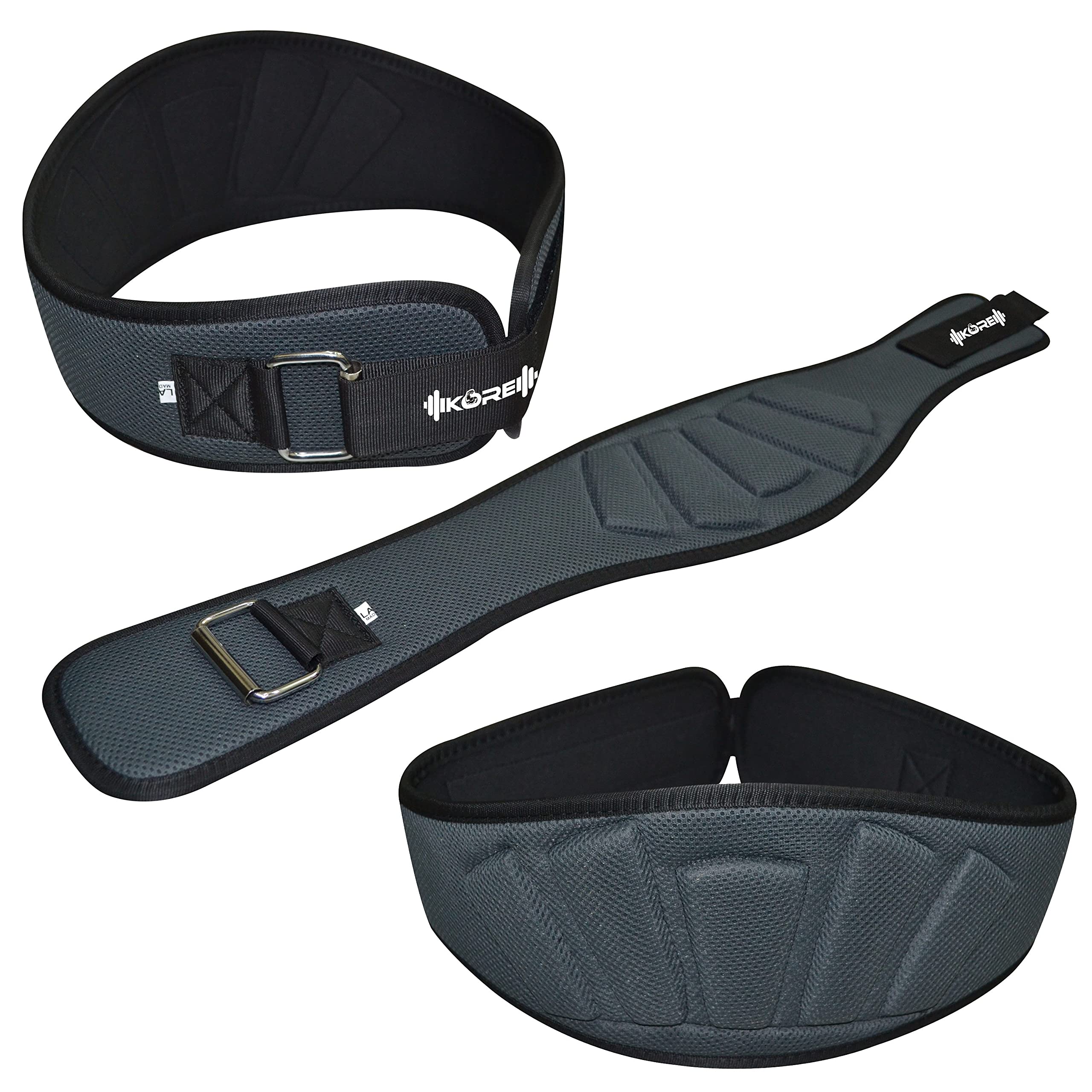 KORE Neoprene Amaze Weightlifting Gym Belt, 38-inch (Grey) (B07SP4MQ89) Amazon Price History, Amazon Price Tracker