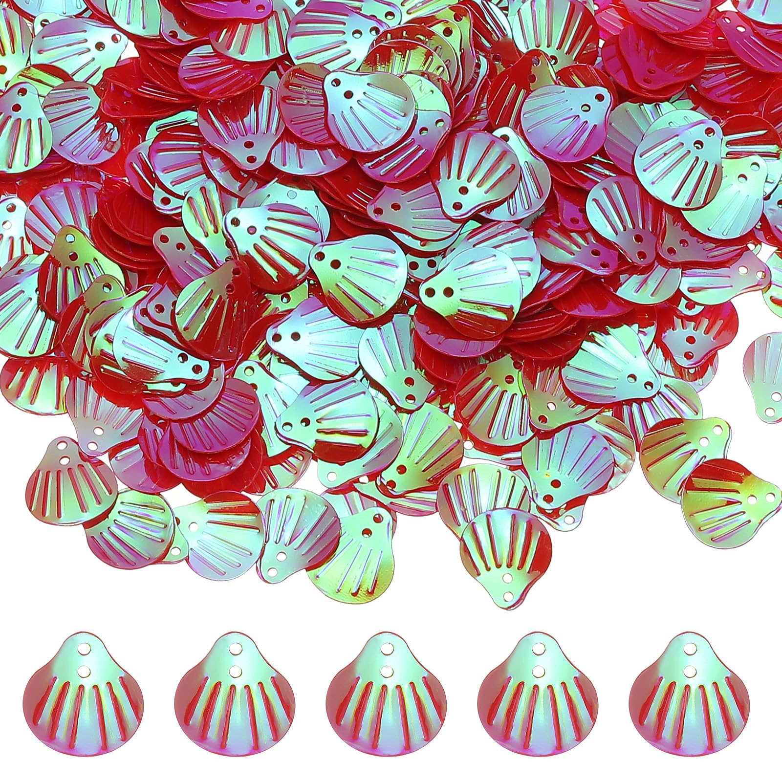 Paillettes coquillage pour customiser vos vêtements et masquez les accrocs