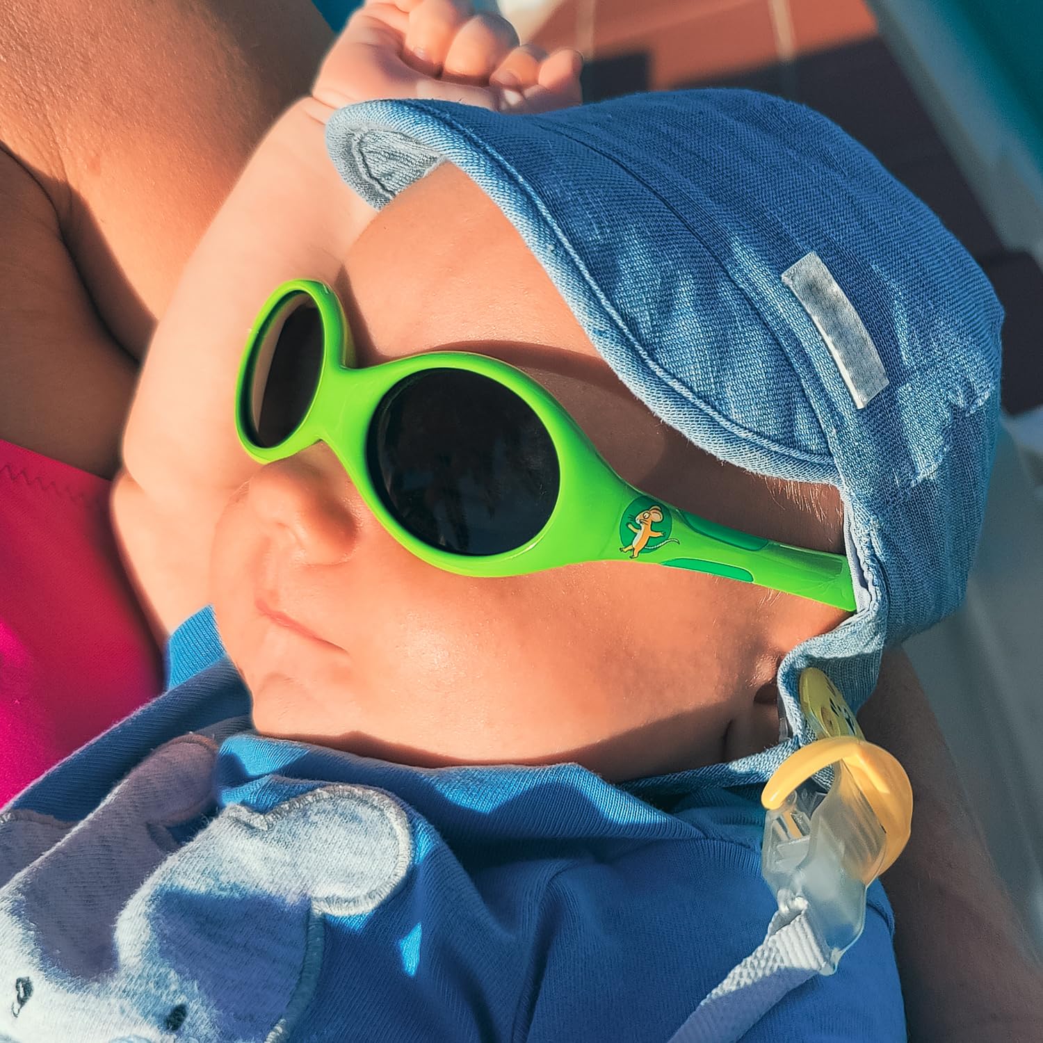 ActiveSol Grüffelo Premium okulary przeciwsłoneczne dla niemowląt | Szkła High-Tech: 100% ochrona przed promieniowaniem UV, polaryzowane, efekt lotosu | Niezniszczalne okulary ze specjalnej gumy | 22 g | Chłopcy i dziewczynki w wieku 0-2 lat