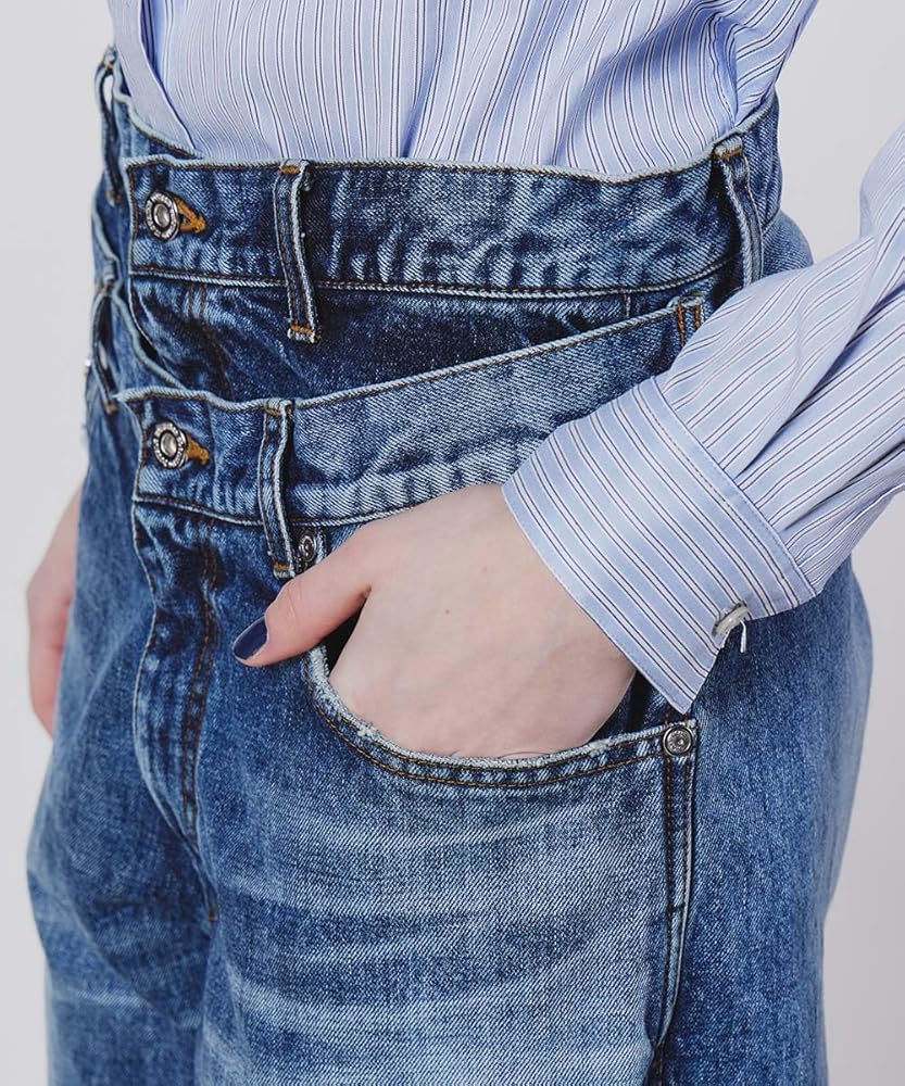 ダブルスタンダードクロージング レイヤードディテールデニムパンツ Amazon | [ダブルスタンダードクロージング] レイヤード