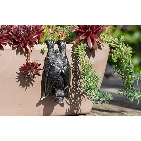 Pot Buddies Drachenfigur Als Pflanzkübel-Hänger – Handbemalt, Frostsicher, Aus Polyresin – Maße Ca. 5 X 5,5 X 11 Cm – Dekorative Gartenfigur Für Töpfe & Vasen